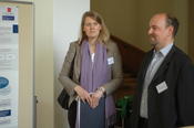 Prof. von Ackeren und Prof. Clausen bei der Postersession