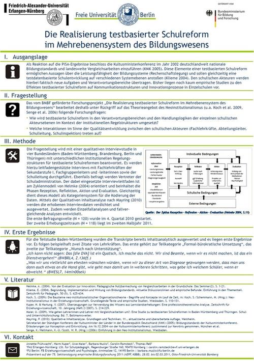 Die Realisierung testbasierter Schulreform in der Mehrebenenstruktur des Schulsystems