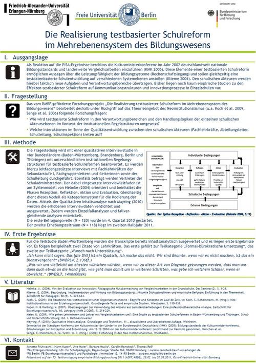 Die Realisierung testbasierter Schulreform in der Mehrebenenstruktur des Schulsystems