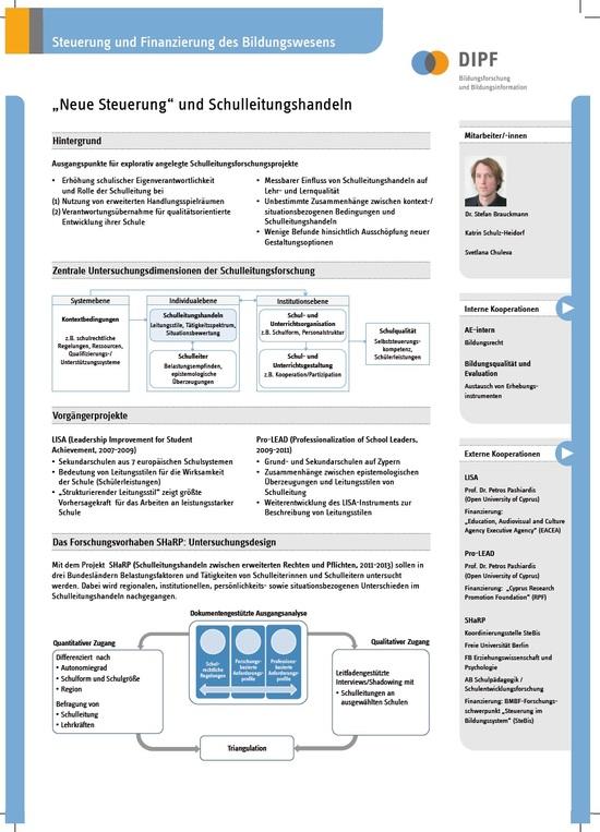 "Neue Steuerung" und Schulleitungshandeln